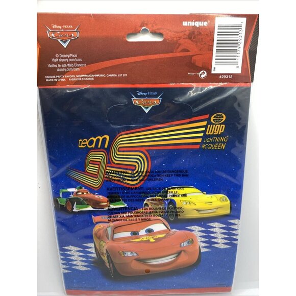 Disney Cars Lightning McQueen Birthday Party Decor Invitations Napkins Loot Bags - Picture 6 of 10